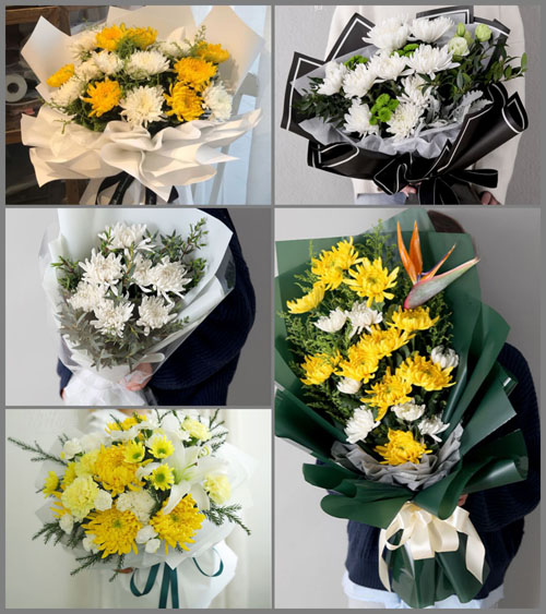 湖北随州市广水市十里街道灵台山村白事花束代送